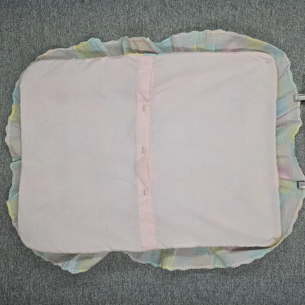 VINTAGE PASTEL PLAID SHAM PILLOWCASE – FITS 25